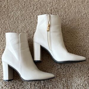 Catherine Malandrino Studded Heeled Boots, Size 8